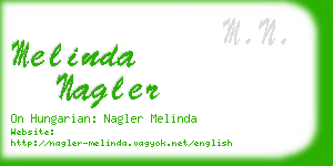 melinda nagler business card